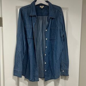 St. John's Bay Classic Denim Blue Shirt